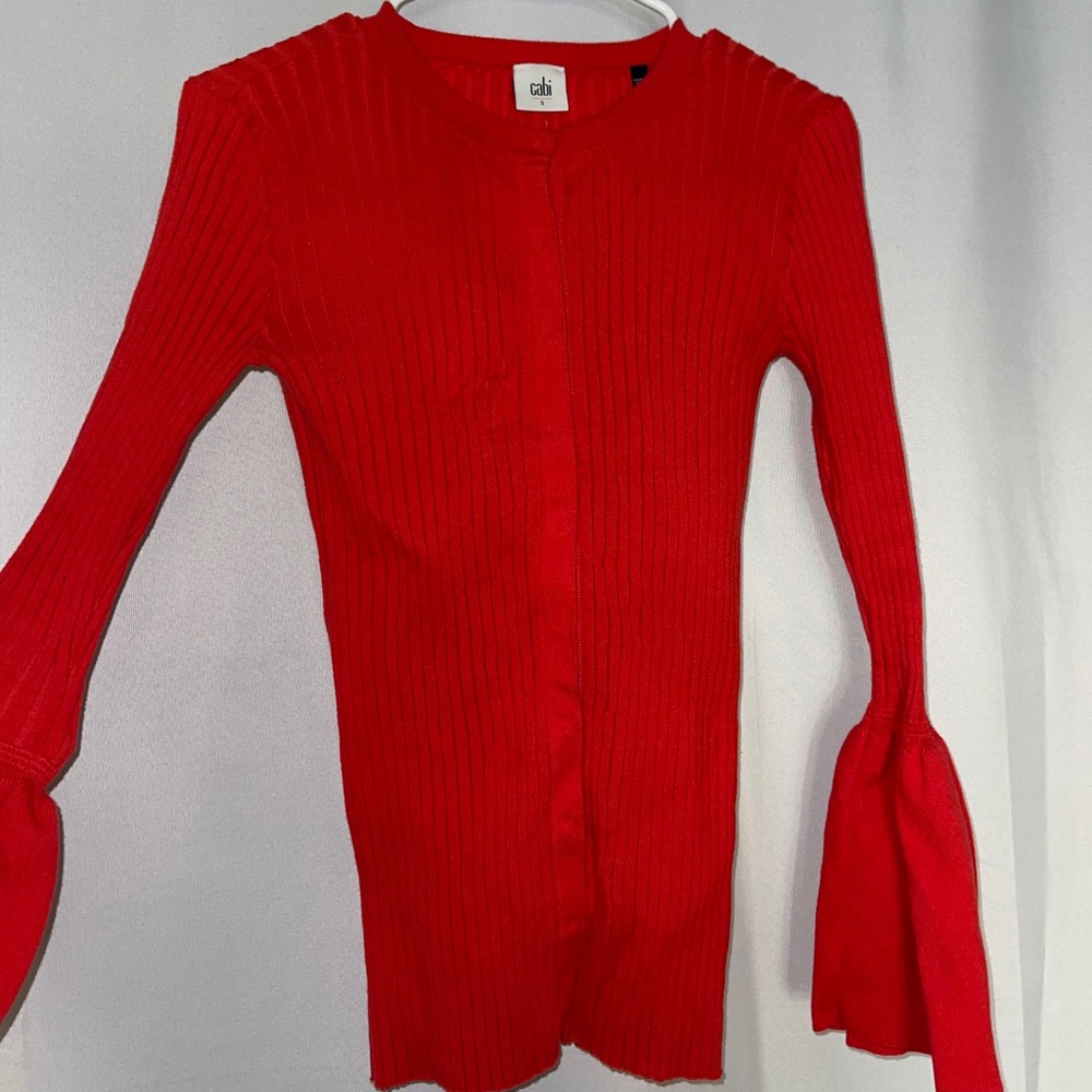 Slim-fit, Red Long-sleeve | size Small
